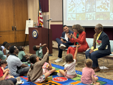 Congresswoman Kamlager-Dove Speaks to Children and Families at Juneteenth Book Reading