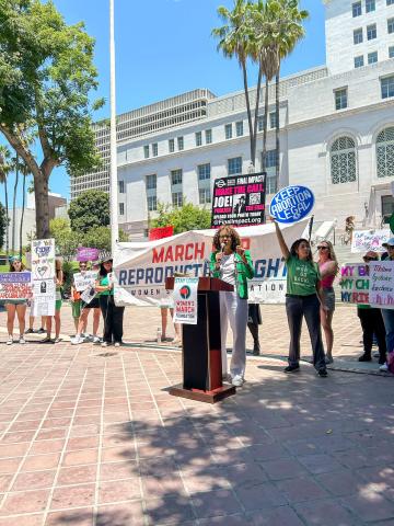 Congresswoman Kamlager-Dove Delivers Remarks at LA Walkout for Women Rally